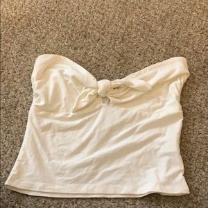 White Tie Tube Top